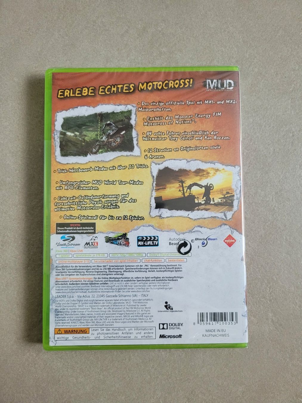 Giochi: MUD (XBox 360), neu, sealed! – Nuovo e nell'imballaggio originale da Uezwil venduto da -Retrogames- 1