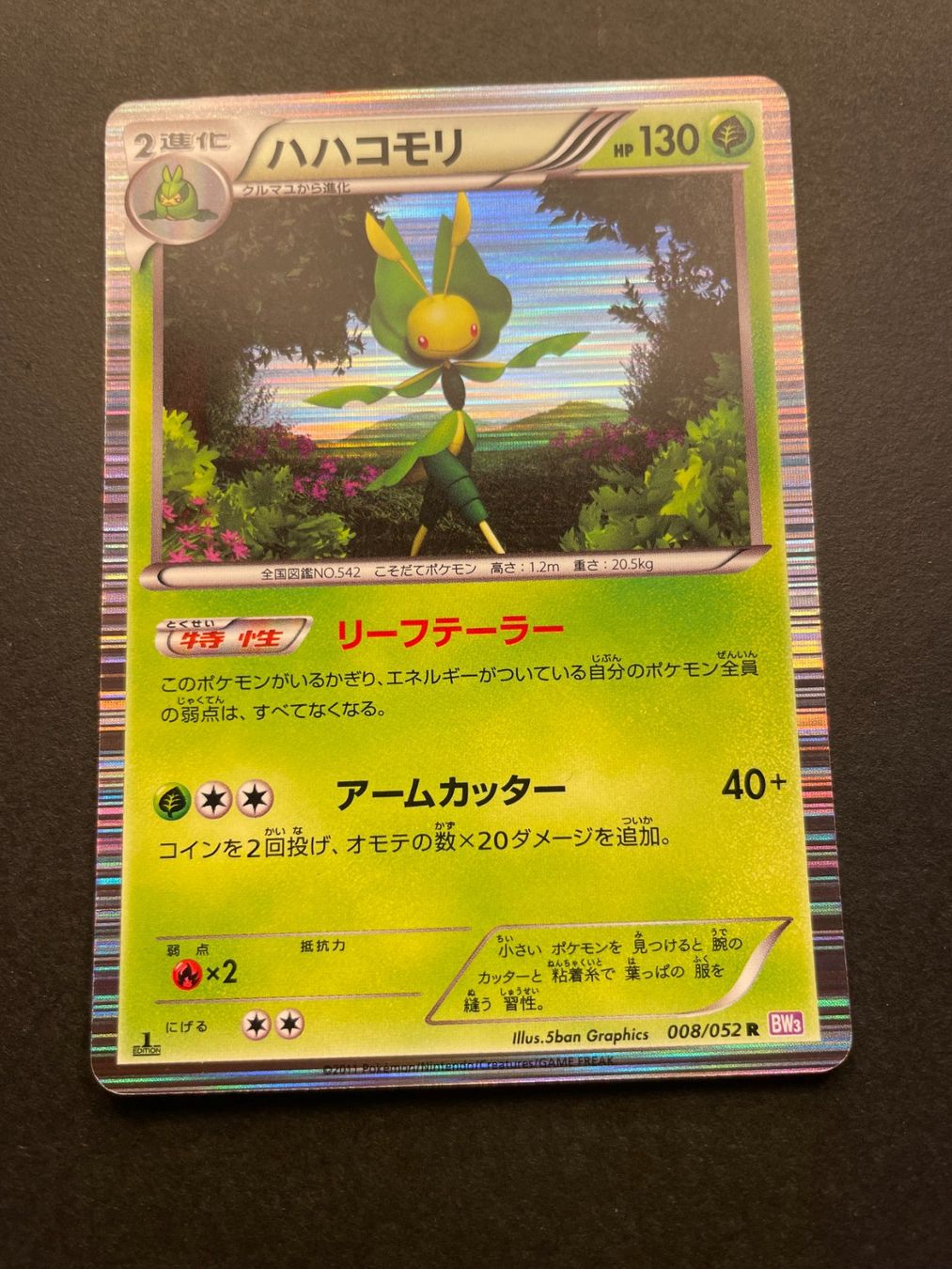 Pokémon Carte collezionabili: Leavanny 008/052 1st Ed BW3 – Usato da Zürich venduto da pokemon_cards