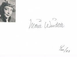 Marie Windsor 1919-2000 Autogramm signiert Karte 10x15cm