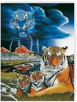 Ravensburger - Loek Brugmann-Spirit of the Tiger, 1000 Teile