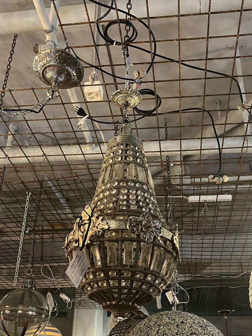 Lampadari & plafoniere: Orientalischer Kronleuchter Metall – Nuovo (secondo la descrizione) da Cham venduto da mjg1901