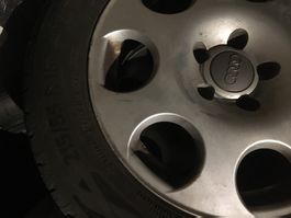 4 pneus 215/55 R16 avec jantes