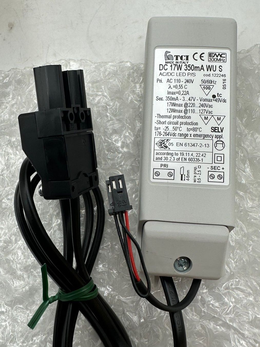 Alimentazione elettrica: iGuzzini FBZ9.00 Netzteil DC 17W – Usato da Luzern venduto da Lager6640
