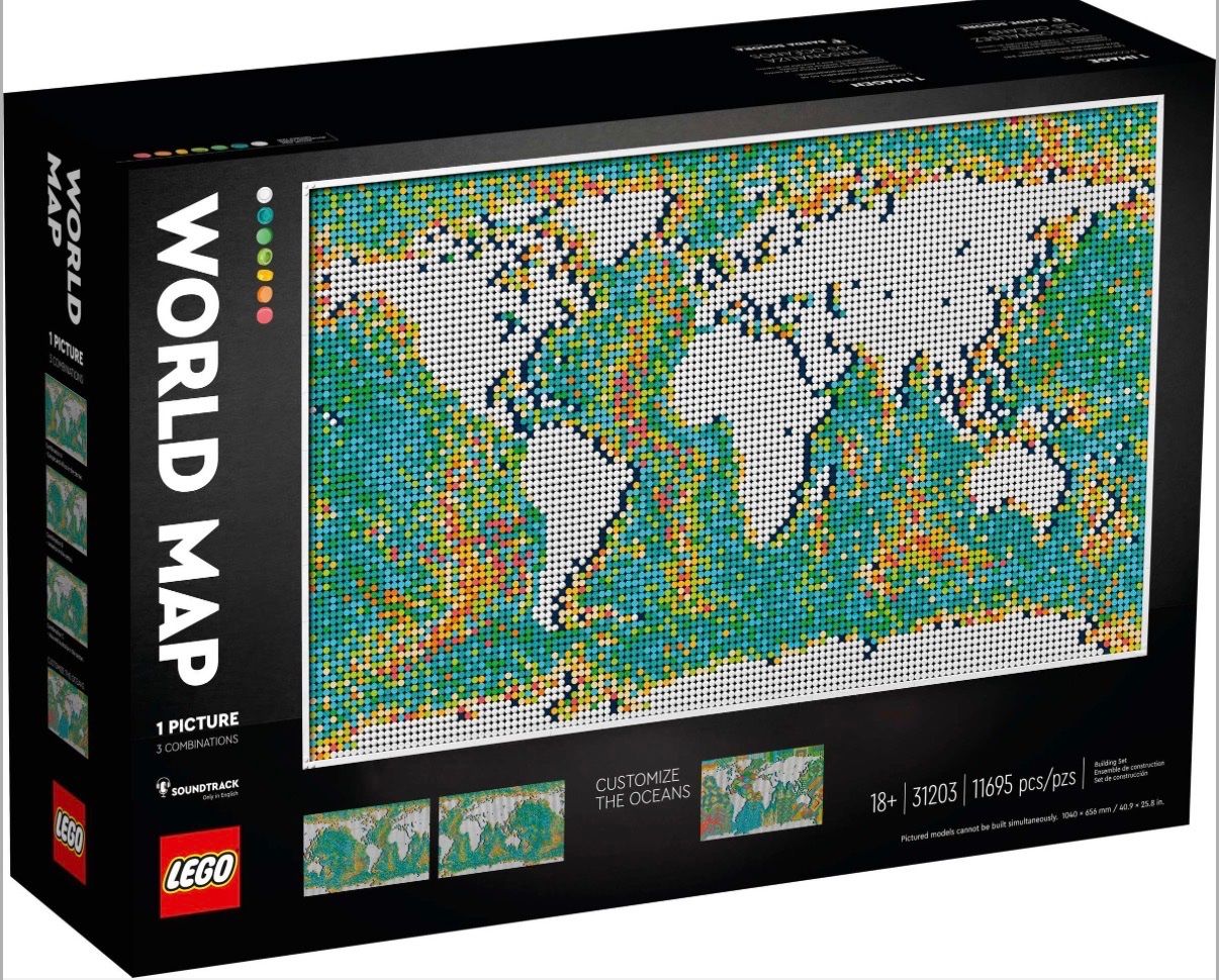 Lego Kit di costruzioni: Lego 31203 - World Map - Weltkarte – Nuovo (secondo la descrizione) da Basel venduto da zekzek