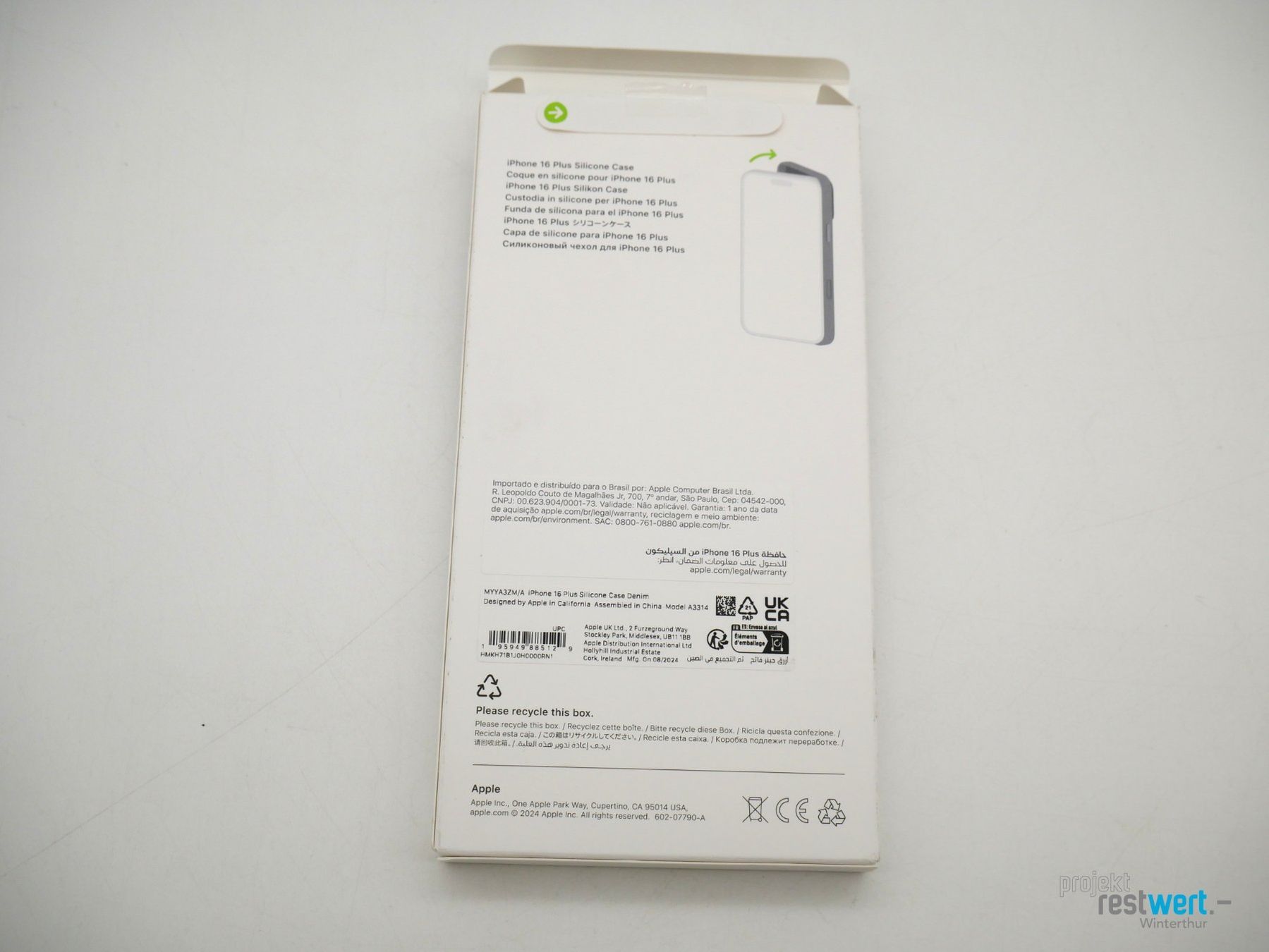 Apple Coques & Protection écran: APPLE MagSafe Silikonhülle iPhone 16Plus – Neuf (Voir description) à Winterthur par Restwert_Winterthur 2