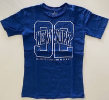 T-shirt blau New York 92 Gr. 134/140