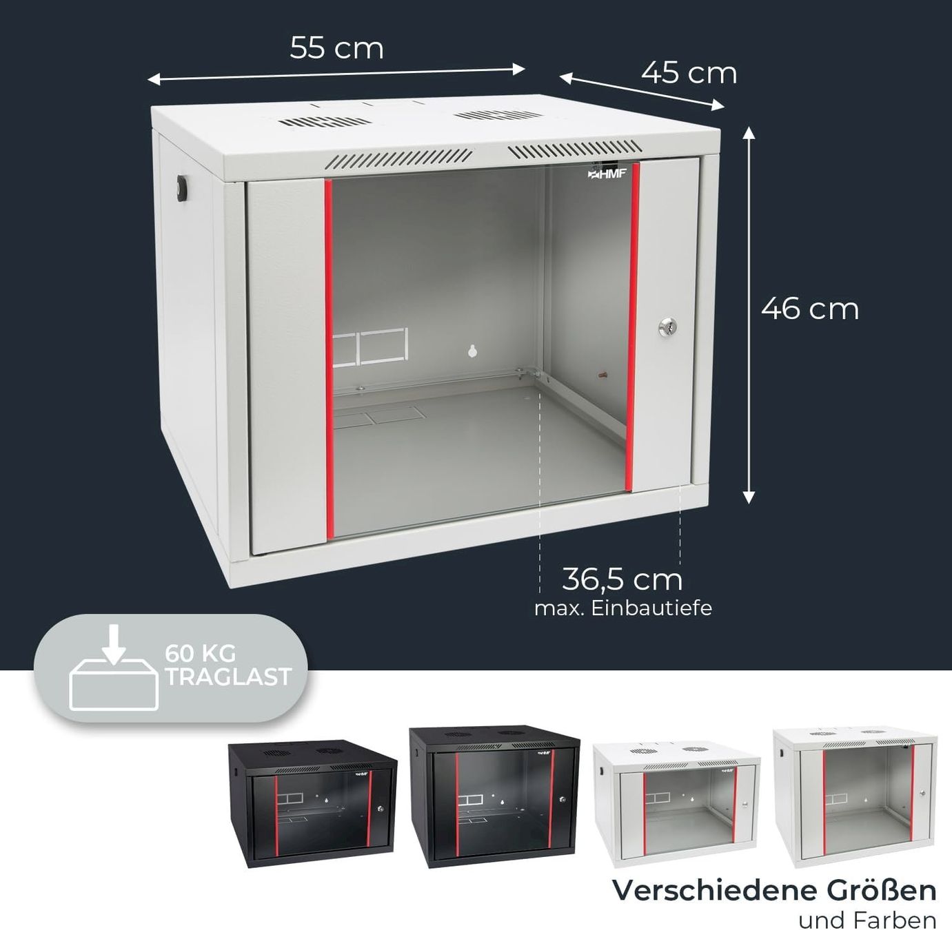 Sonstiges zu Computer & Netzwerk: HMF Serverschrank 19 Zoll 9HE – Neu und originalverpackt aus Bottighofen von zaap 2
