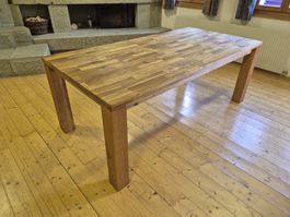 Edler Esstisch Eiche massiv 100x200  erneuert & geölt