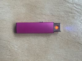 Briquet rechargeable par USB neuf rose