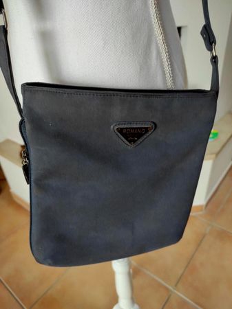SCHÖNE DAMENTASCHE ROMANOBOUTIQUE IM RAUCHBLAU