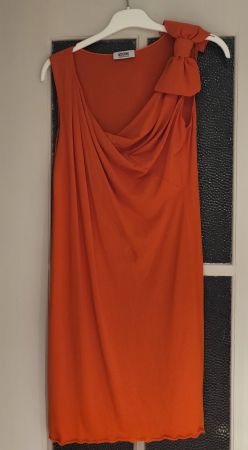Elegantes Moschino Kleid Gr. 36 Orange Sommerkleid Cockta...