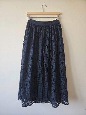 HM BAUMWOLLROCK, MARINEBLAU, GRÖSSE 38, UNGETRAGEN