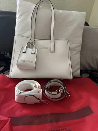 Elegante Valentino Tasche in Weiss