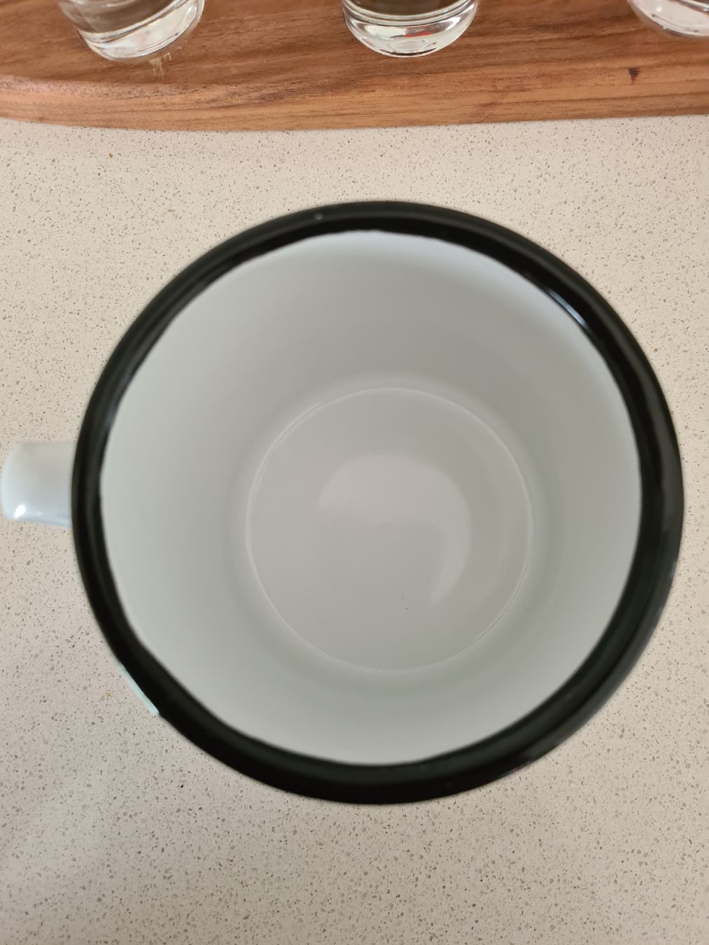 Tazze: Emaille Becher weiss mit Schriftzug "Nimm dir Zeit"  – Usato da Horw venduto da Mirii91 3