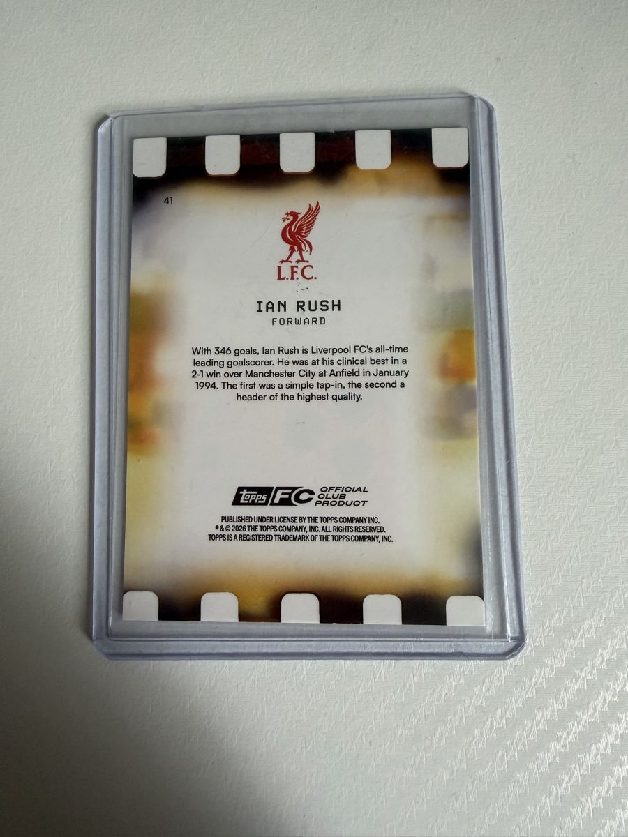 Topps Carte collezionabili: Ian Rush 5/5 topps liverpool team focus bookend – Nuovo (secondo la descrizione) da Lichtensteig venduto da rob_cl8g 1