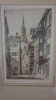St.Gallen. Kugelgasse. Radierung.