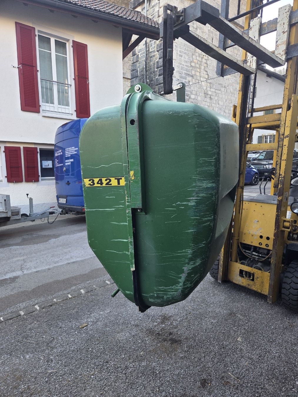 Tagliaerba: bac de ramassage John-Deere 342T – Usato da couvet venduto da erb.c 2