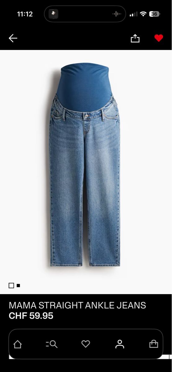H&M Jeans: Umstandsmode Jeans  – Nuovo (secondo la descrizione) da Muhen venduto da _arif_