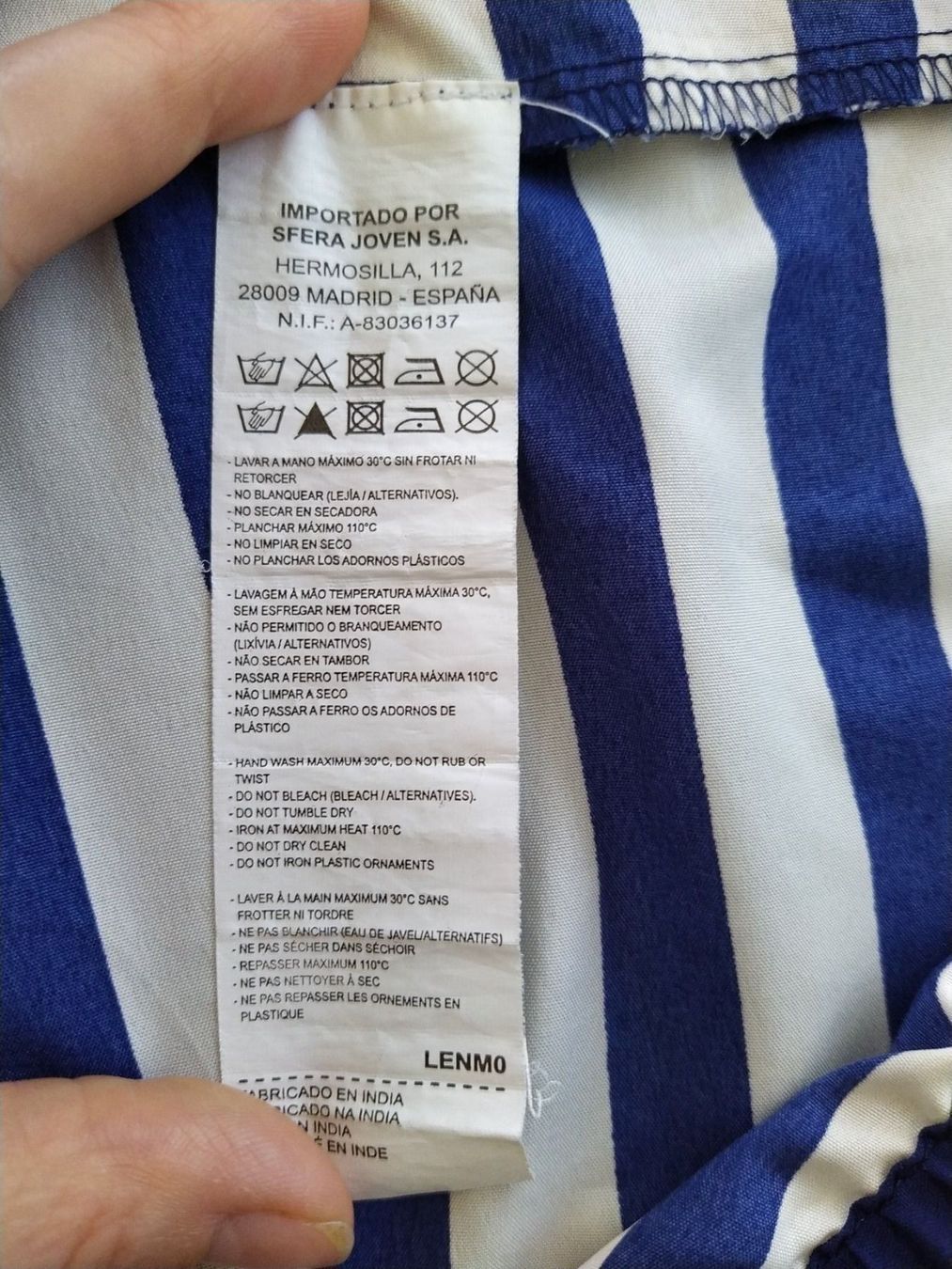 Camicette: Bluse 'dunkelblau/weiss' – Usato da Triesen venduto da stephanieschurti 6