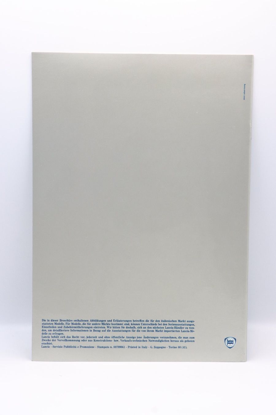 Lancia Documenti: Lancia Delta 1300 / 1500 1979 Prospekt – Usato da Bühl b.Aarberg venduto da Collectorpassions 1