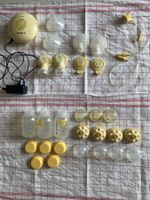 medela Milchpumpe mit viel Zubehör