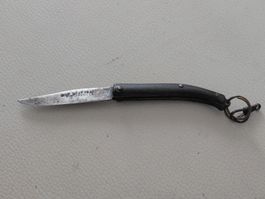 kleines Taschenmesser Au Vrai Berger antik gebrauchter Zusta