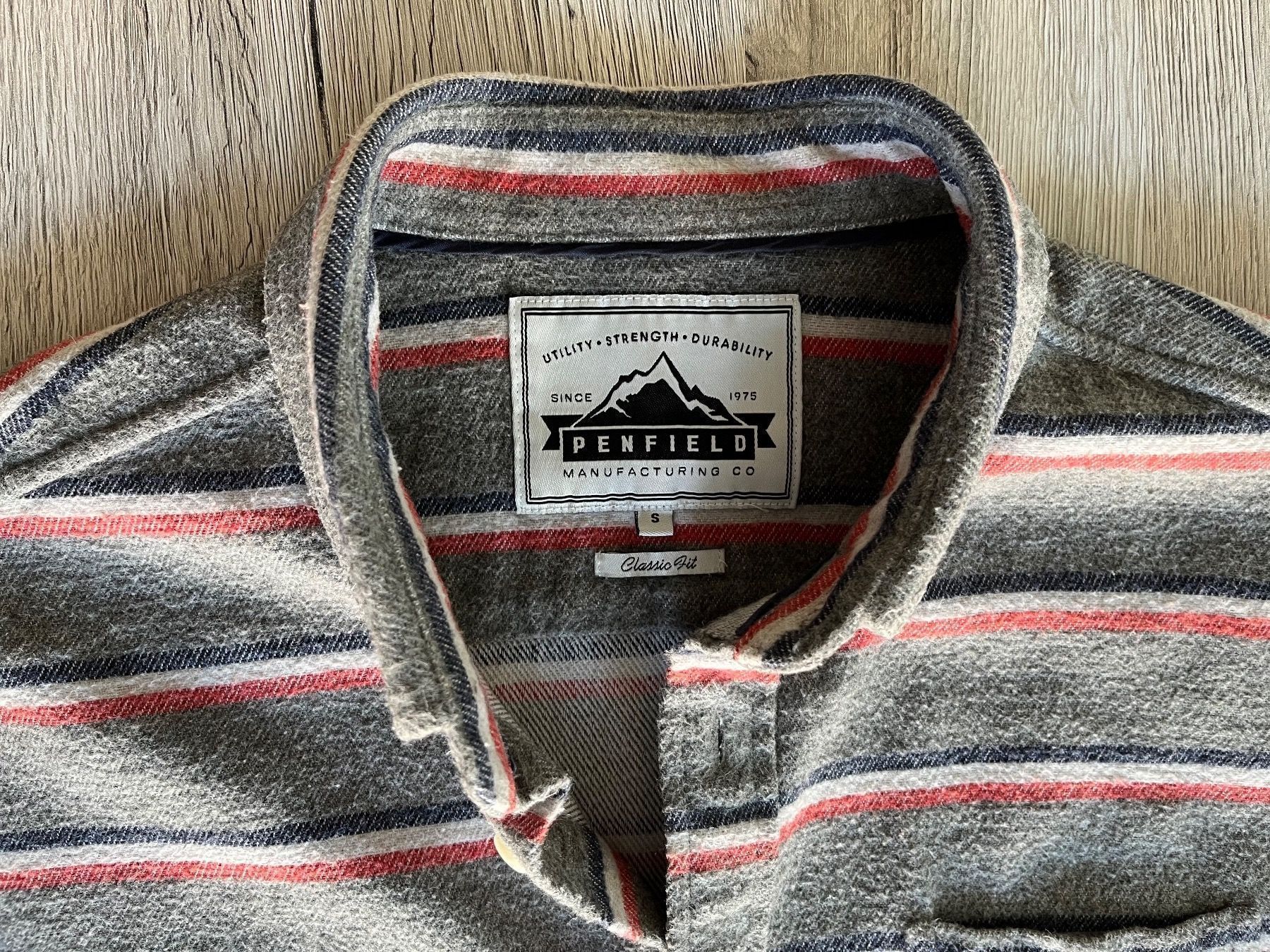 Camicie: PENFIELD Hemd Gestreift Baumwolle, Flannel Gr. S Regular Fit – Usato da Baar venduto da Charbin 1