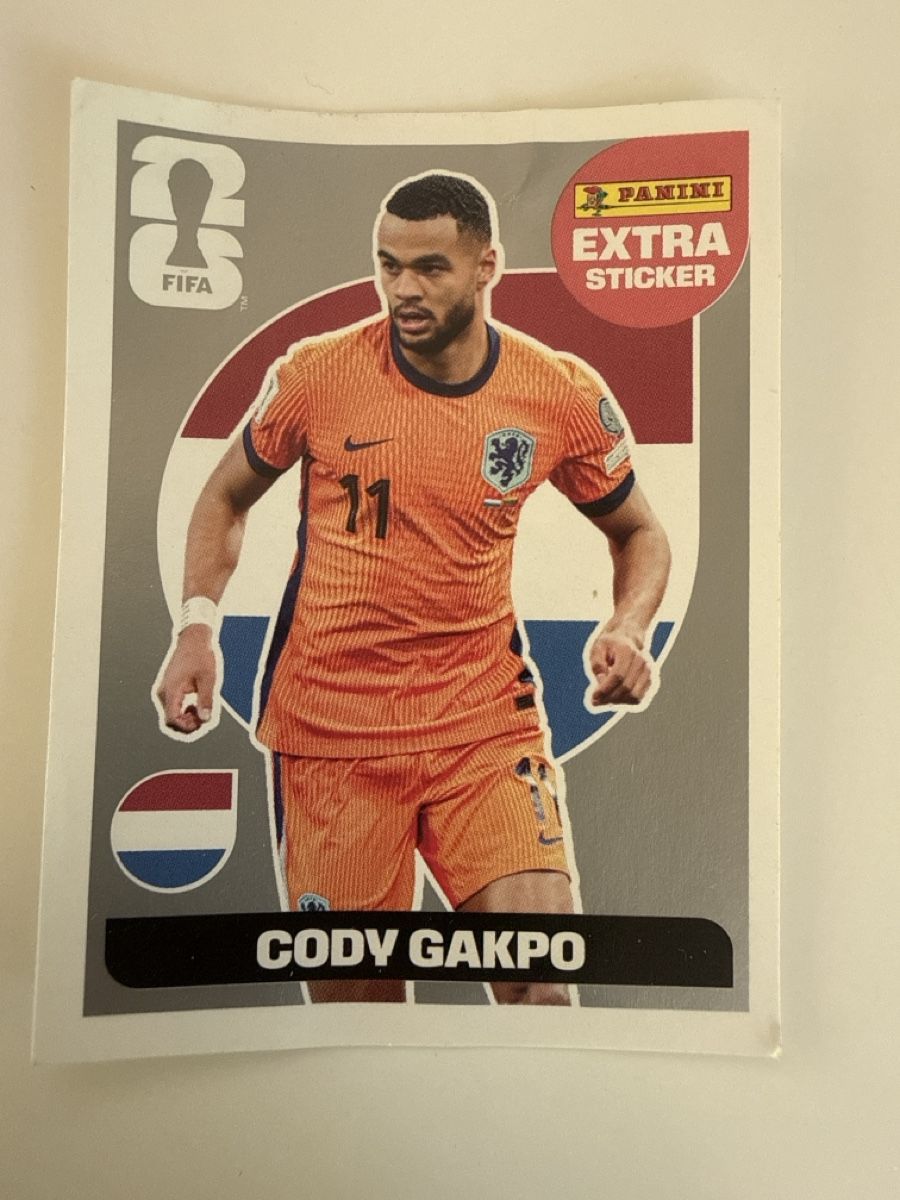 Panini Carte collezionabili: Panini extra sticker CODY GAKPO – Nuovo (secondo la descrizione) da Reichenbach i. K. venduto da sve_k8cn