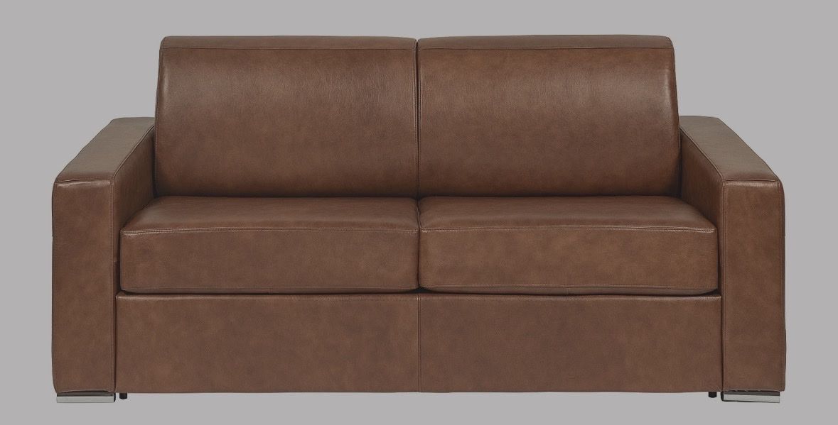 Sofas: Büffelledersofa, Schlafsofa 3-Sitzer – Neuf (Voir description) à Mörel par GauloisesCaporal 1