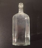 alte Glasflasche