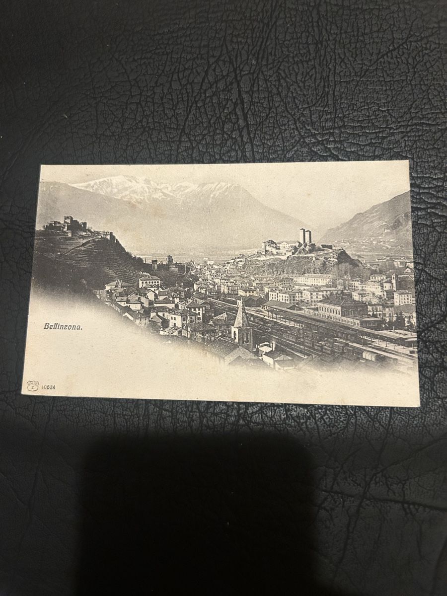 Ansichtskarten: Bellinzona 1905 – Gebraucht aus Breganzona von Milesbo