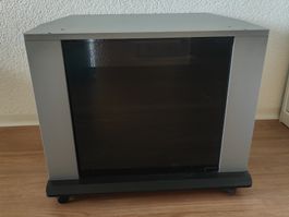 TV-Möbel mit Glastür und Rollen gebraucht