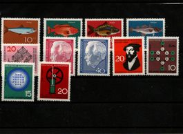 Allemagne 1964 année complète neuf
