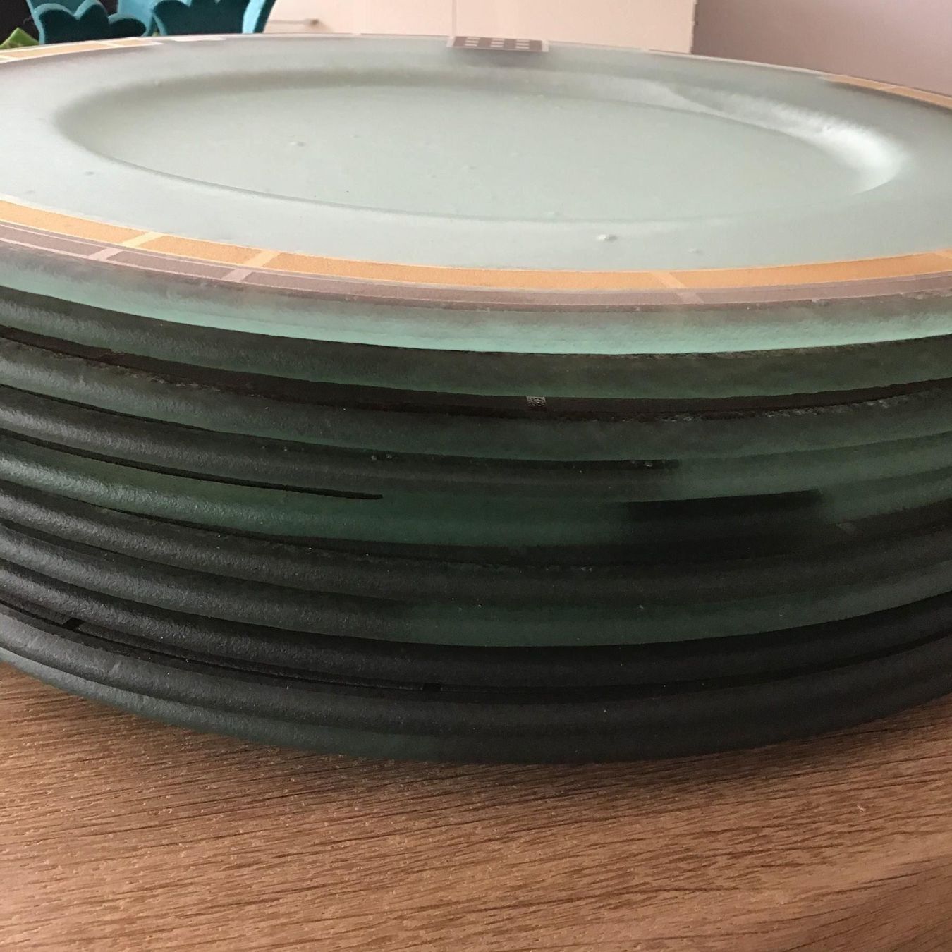 Piatti: Platzteller Glas mit Blattgold 10 Stk. – Usato da Frenkendorf venduto da silasho 4