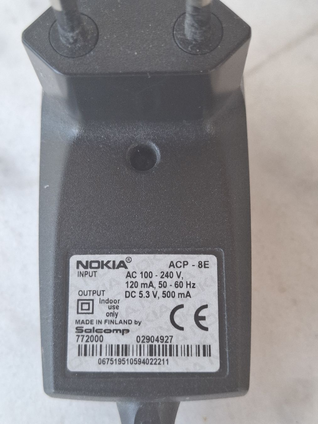 Nokia Caricabatterie: Nokia Netzteil ACP-8E mit Kabel gebrauchter Zustand – Usato da Zuchwil venduto da bvj_5t82 1