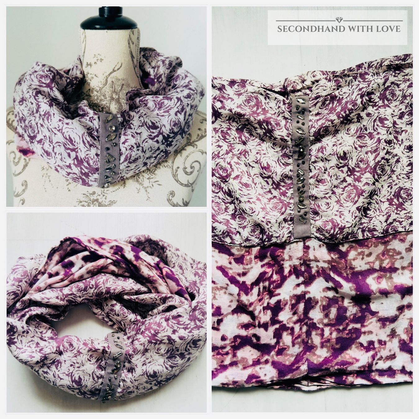 Foulard & Sciarpe: # WOMAN - Loop ,, Chic‘‘ # – Usato da Bolligen venduto da secondhand-with-love