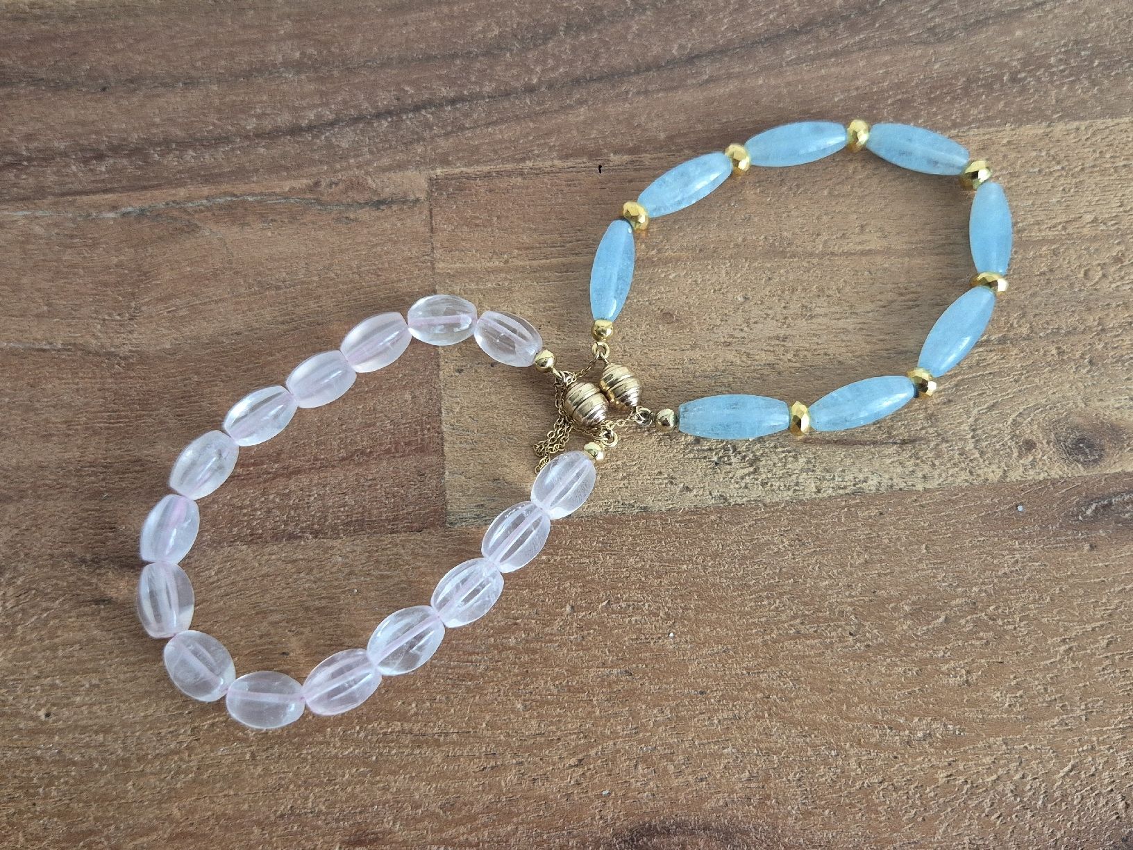 Bracciali & Braccialetti: Edelsteinarmband mit 0.375 Goldverschluss – Usato da Zürich venduto da Dalema13 2
