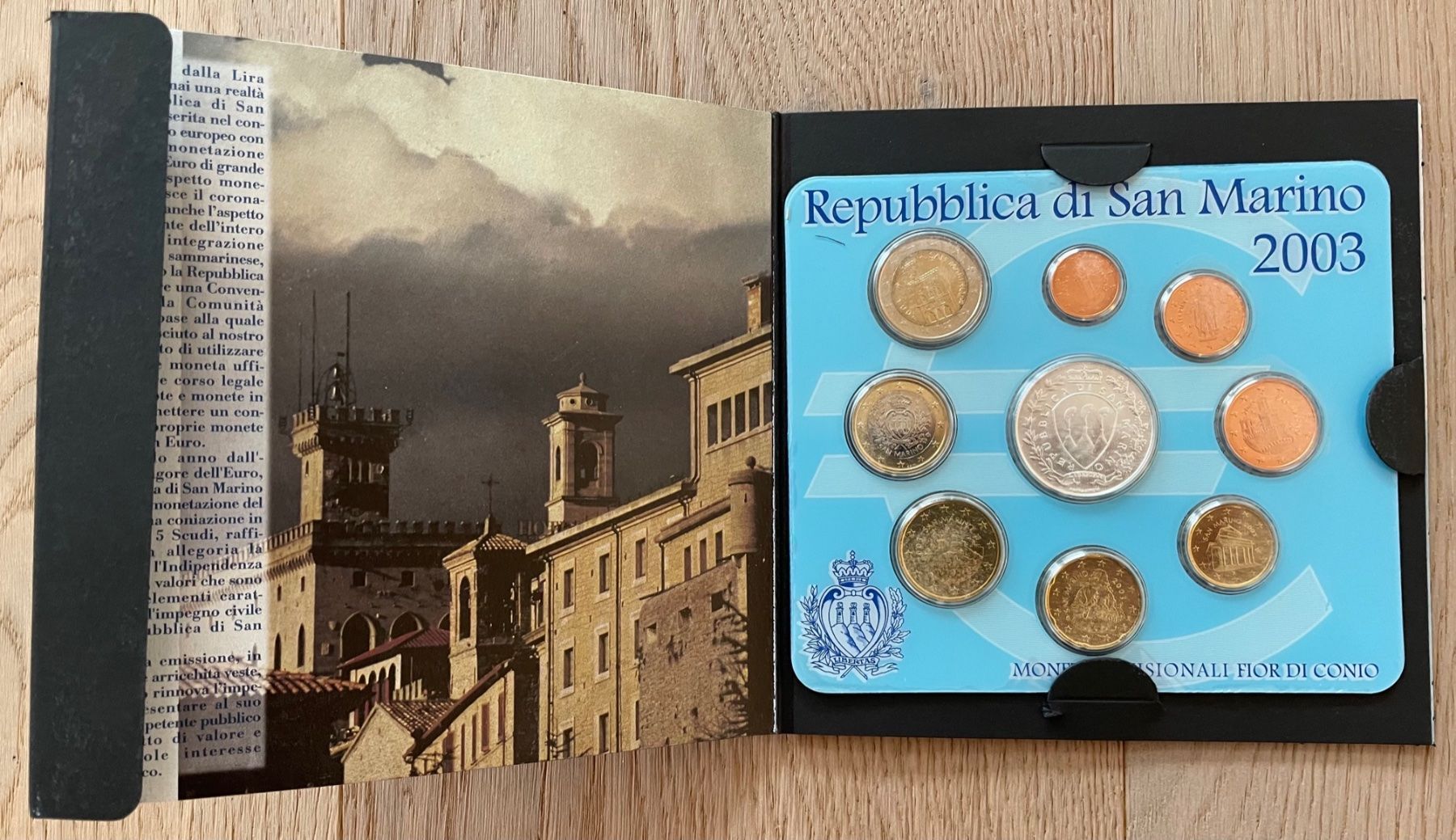 Tutti le monete: 2003 San Marino KMS EURO – Nuovo e nell'imballaggio originale da Hombrechtikon venduto da bettersurfer 2