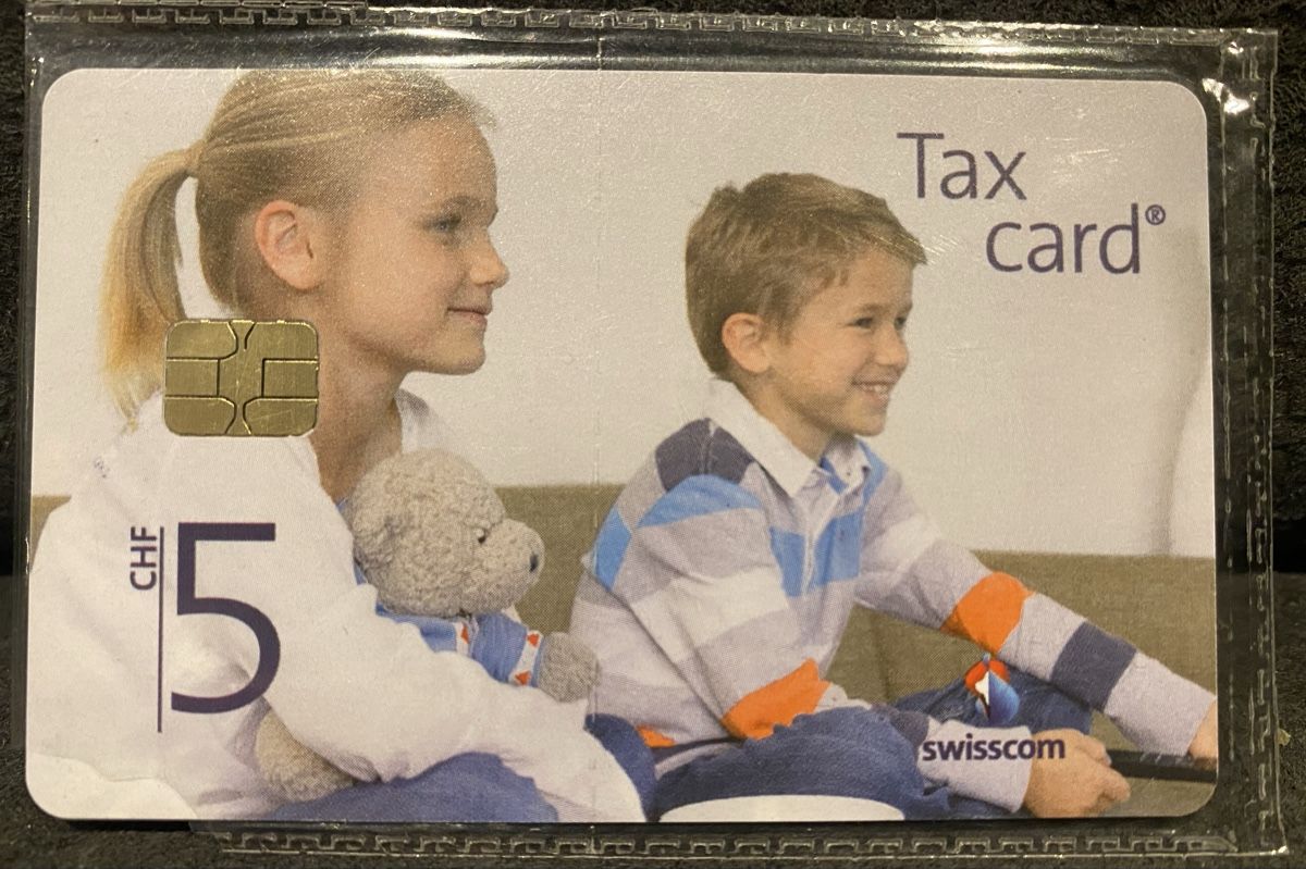 Schede telefoniche: Taxcard neuve  – Nuovo e nell'imballaggio originale da Lausanne venduto da babacard10