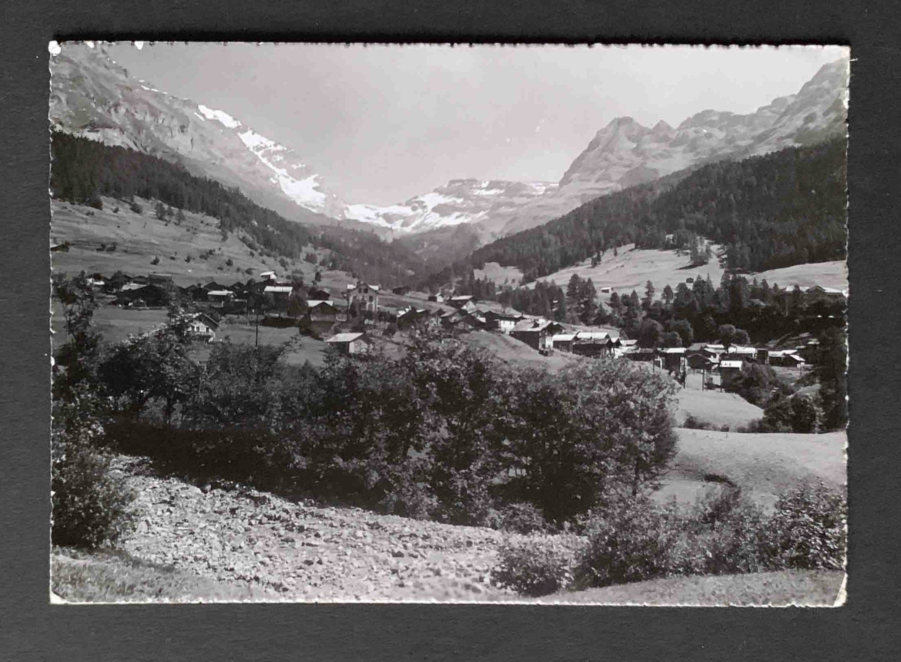 Cartes postales: AK Leukerbad mit Dalagletscher – D'occasion à Goldau par artelier1