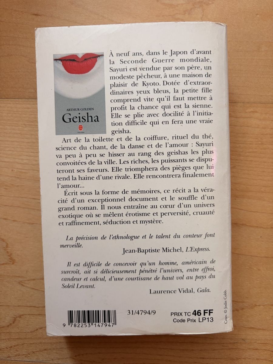 Livres: Livre : Geisha  – D'occasion à Lavigny par Lea_9rxv 1
