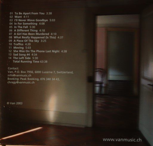 CDs: Van – Want – Gebraucht aus Luzern von CONTENTI 3