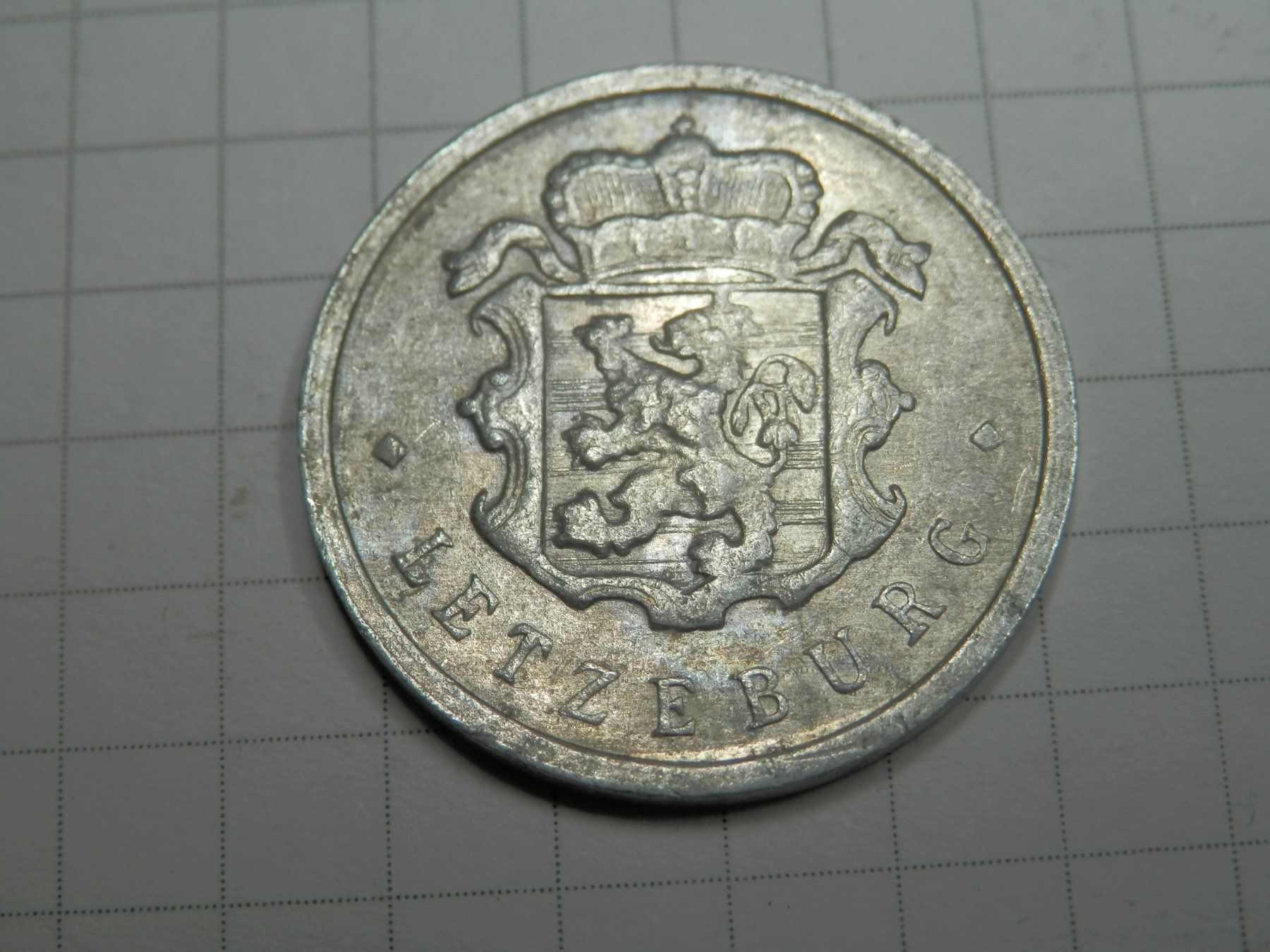 Tutti le monete: Luxemburg  25 Centime, 1957 – Usato da Weiach venduto da weiach81 1