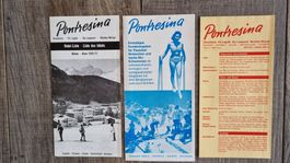 Pontresina Prospekt Winter 1970/71 Konvolut
161