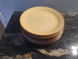 Teller Set (8 Stück) -  matt - flach - 20 cm - Rössler??