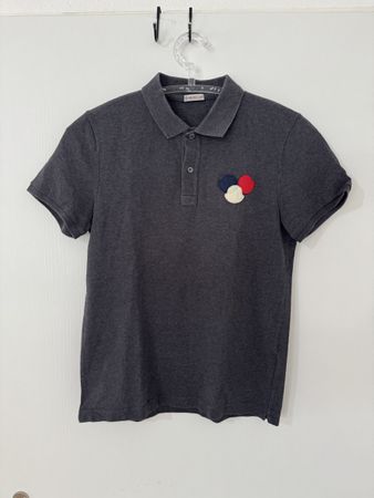 Moncler Poloshirt grau Grösse S oryginal, top zustand