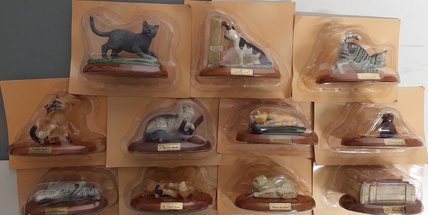 Statuette: lot de 80 figurines de chats Atlas – Nuovo e nell'imballaggio originale da Nyon venduto da tekkboy1968 6