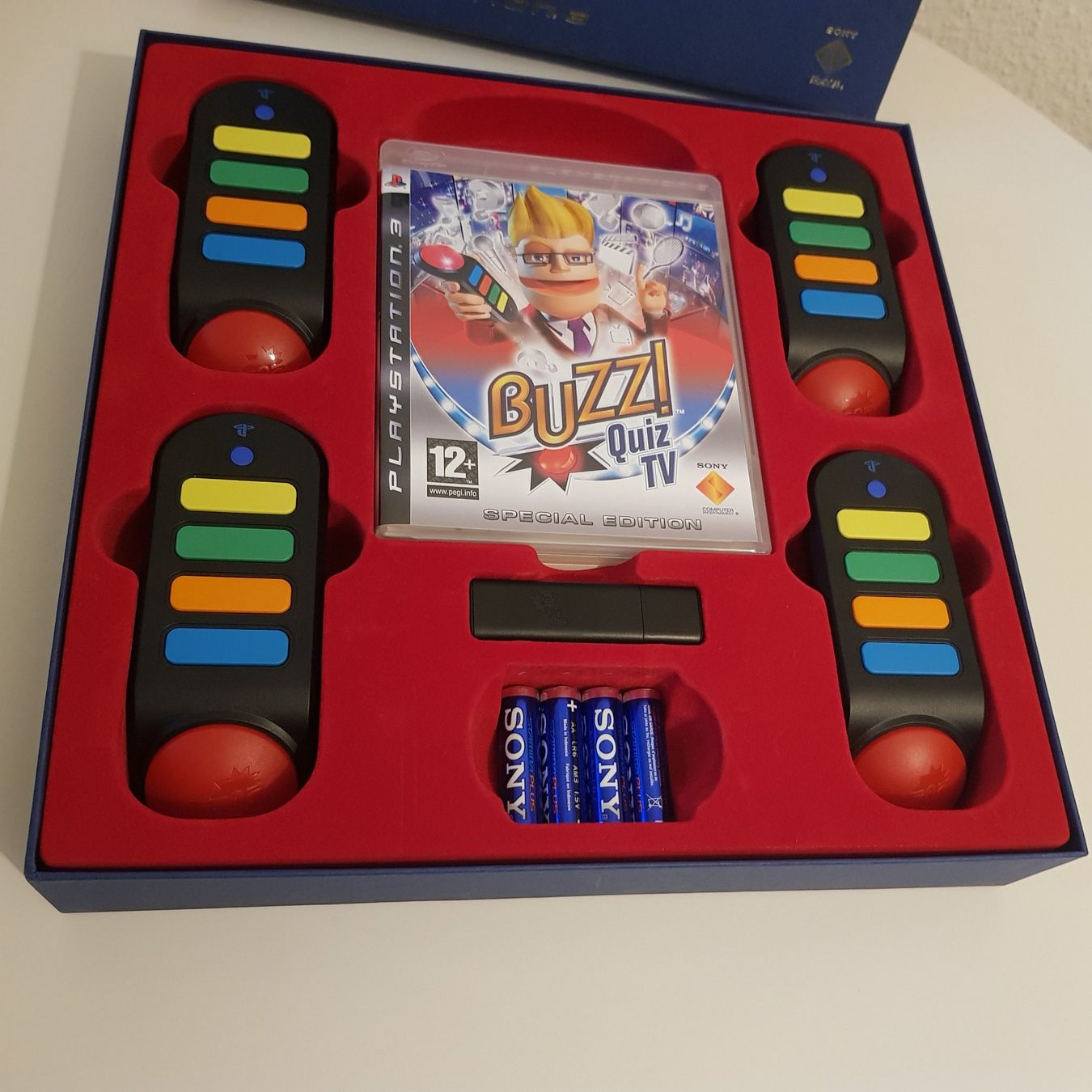 Buzz Quiz TV PlayStation 3 Spiel mit Buzzern (Neu (gemäss Beschreibung ...