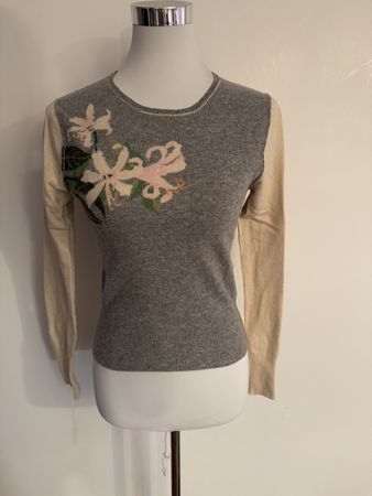New Scotland Wolle  Pullover Kuhmuster Gr. S