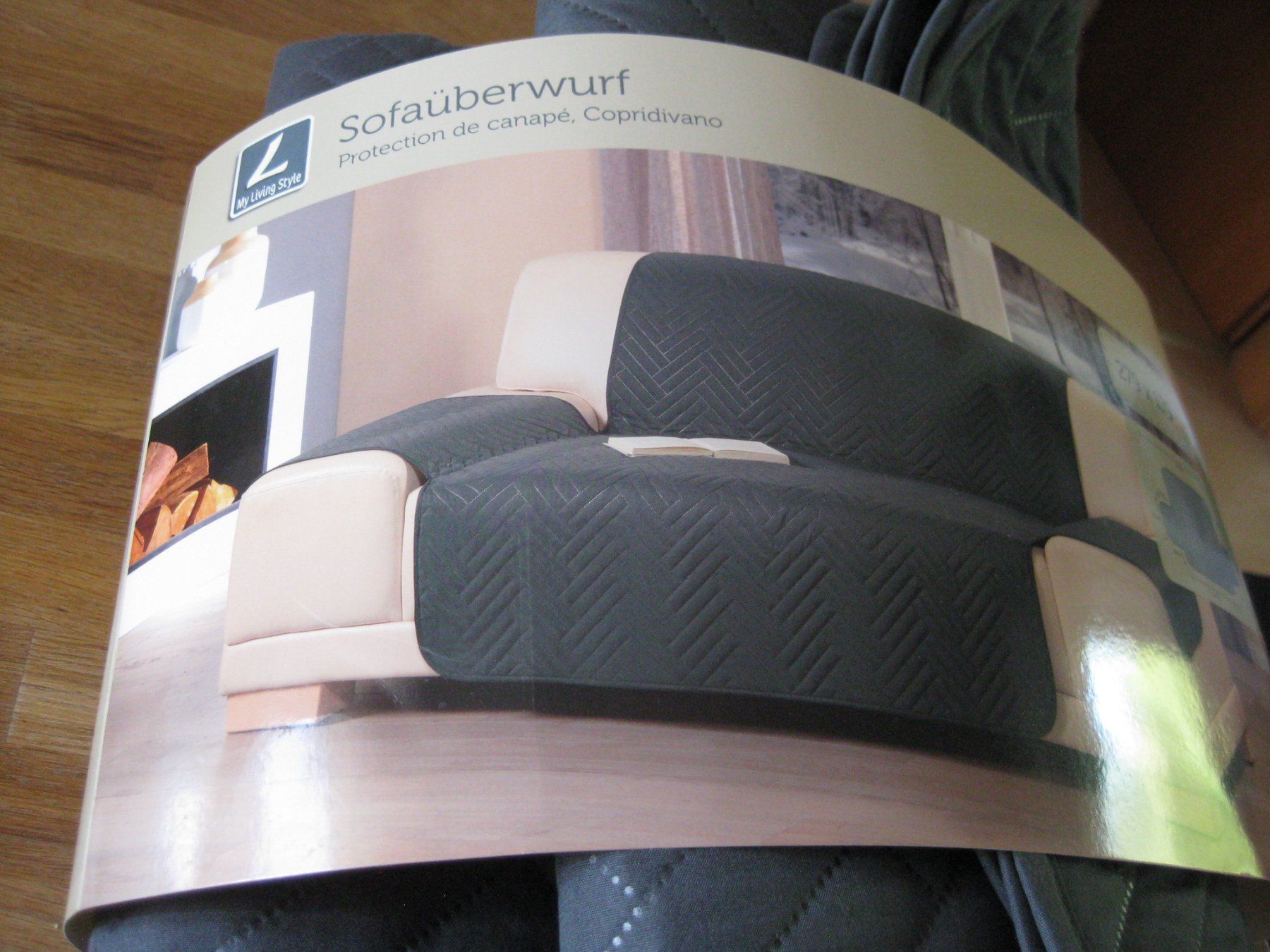 Decken: Praktischer SOFAÜBERWURF – Neu und originalverpackt aus Romanshorn von Wazoohandlung 2